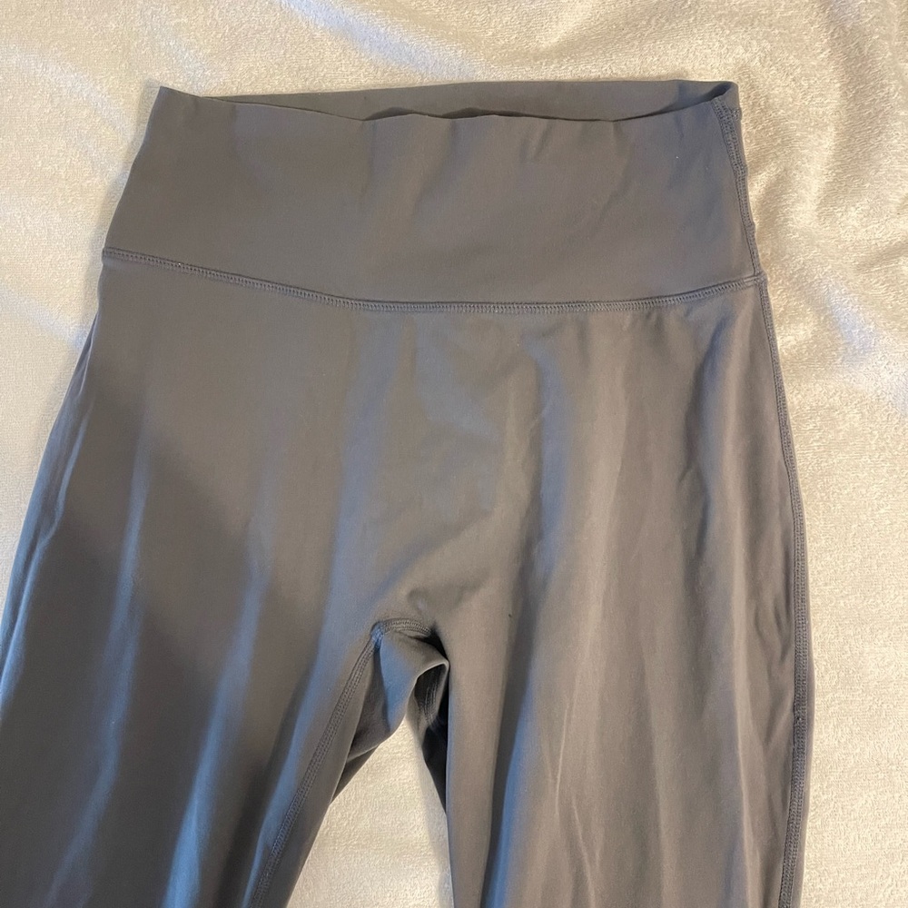Grey High waisted active gym leggings AOXJOX